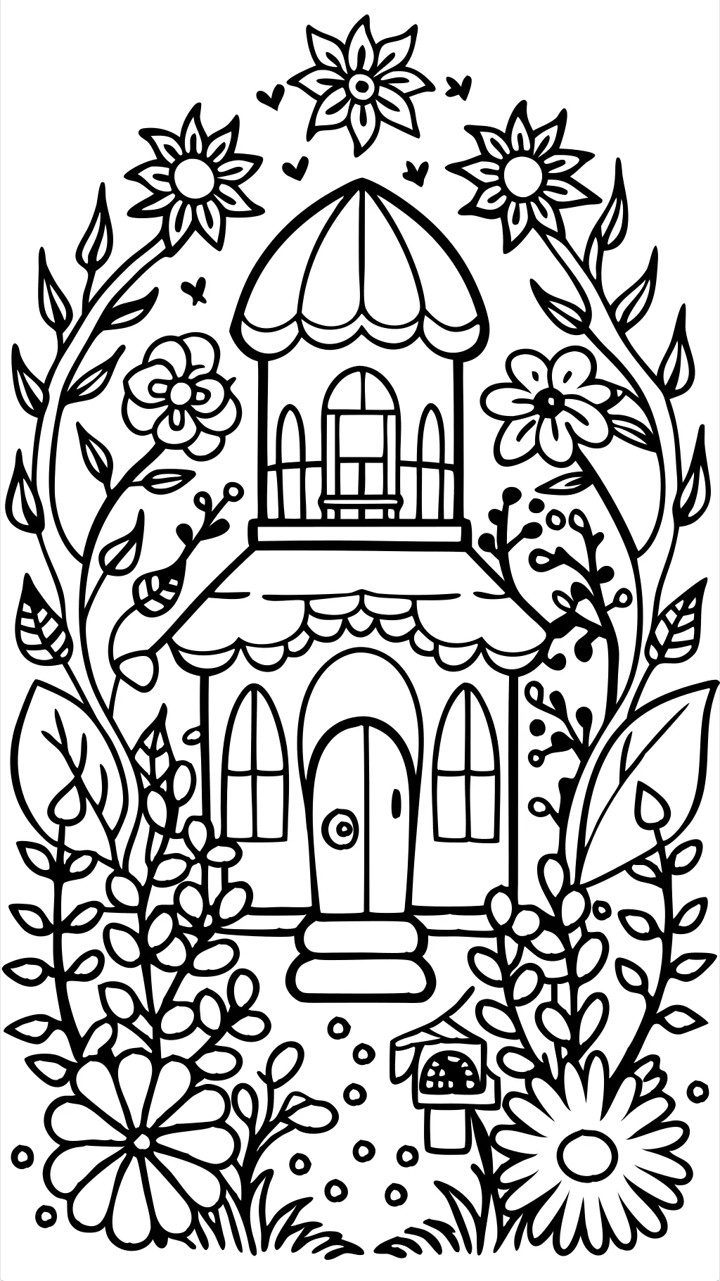 secret garden coloring pages